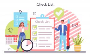 Checklist banner design