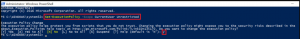 Showing Set-ExecutionPolicy command