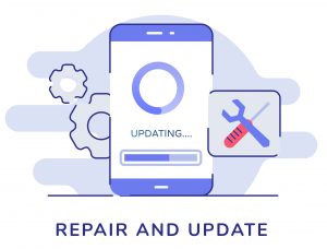 repair and update website