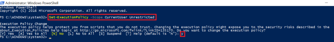 Running Set-ExecutionPolicy for SC10.1