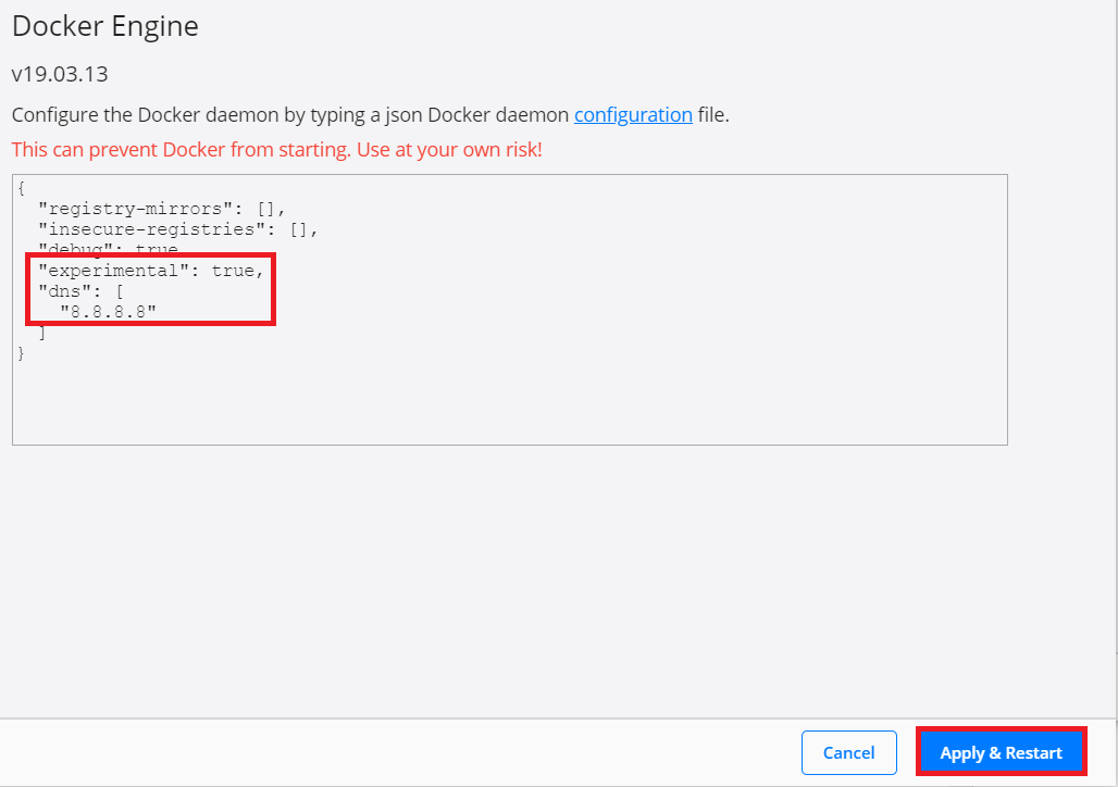 DNS set to 8.8.8.8 for SC10.2.0