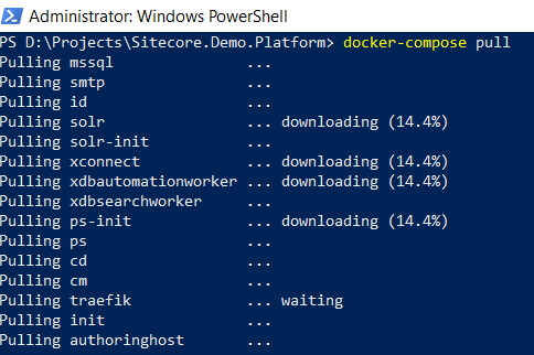 Pulling and downloading components for SC10.2.0