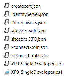 List of JSON files and PS1 file for SC9.1