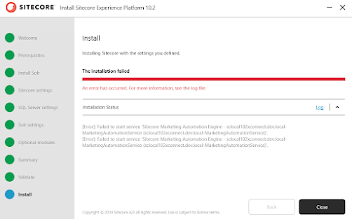 Sitecore 10.2 - “Failed to start service ‘Sitecore Marketing Automation Engine’” on Windows 11