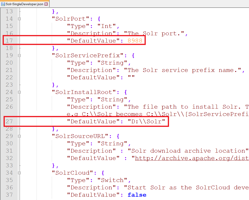 Default values in config file for SC10.20