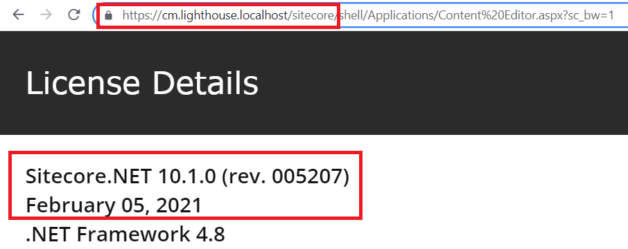 Sitecore.NET 10.1.0 license details