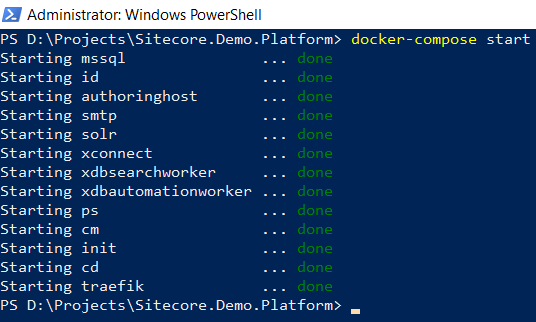 Starting components for SC10.0