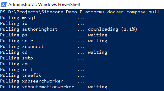 Pulling Sitecore components for SC10.0