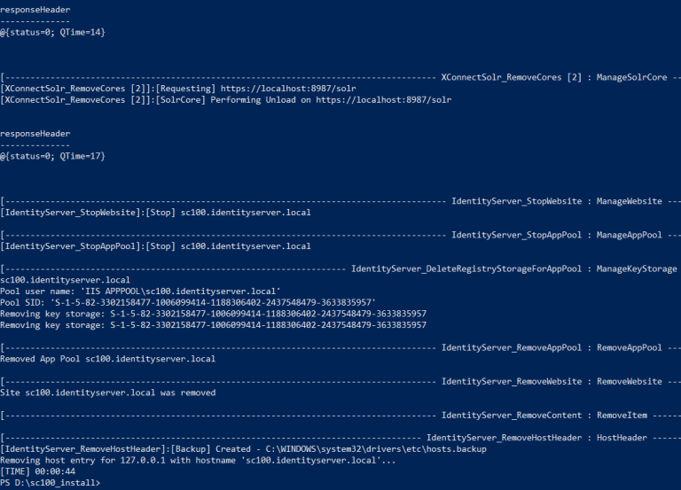 Removing hosts entry