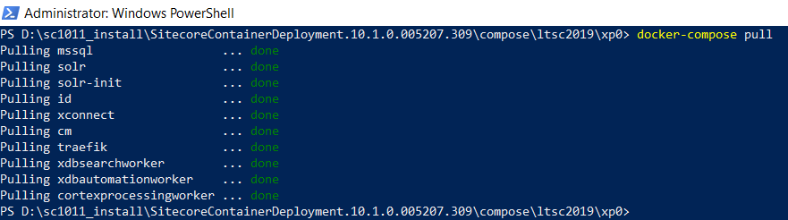 Pulling SC10.11 components