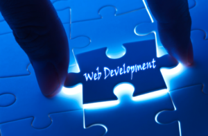 Web development abstract design