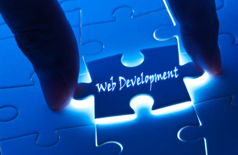 Web development abstract design