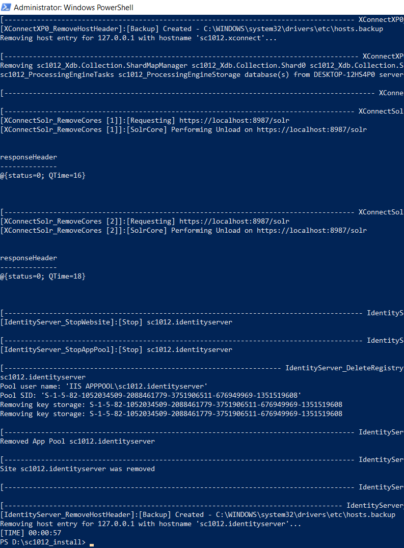 Removing host entry for SC10.12