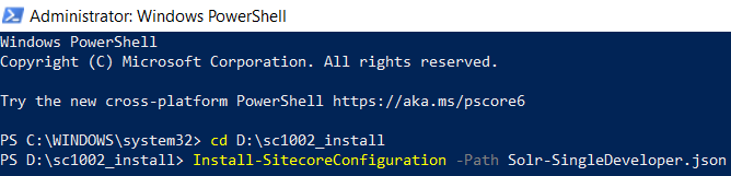 Install Sitecore Configuration for SC10