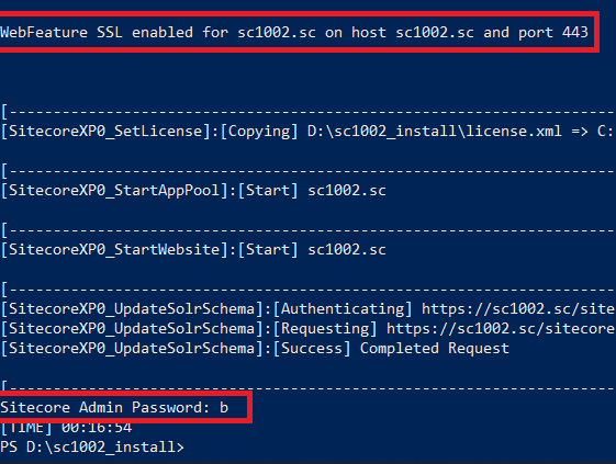 Sitecore Admin password for SC10