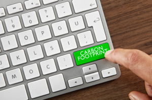Keypad digital carbon footprint