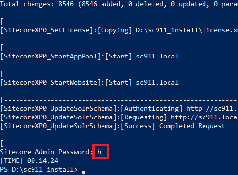 sitecore admin password with boxed letter b_sc9.1