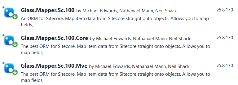 Glass.Mapper.Sc.100 upgrades by fellow Sitecore MVP