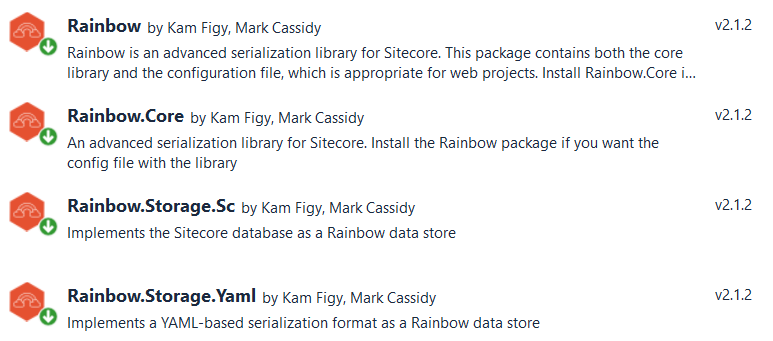 rainbow upgrades by fellow sitecore MVPs