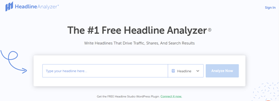 CoSchedule Headline Analyzer Homepage