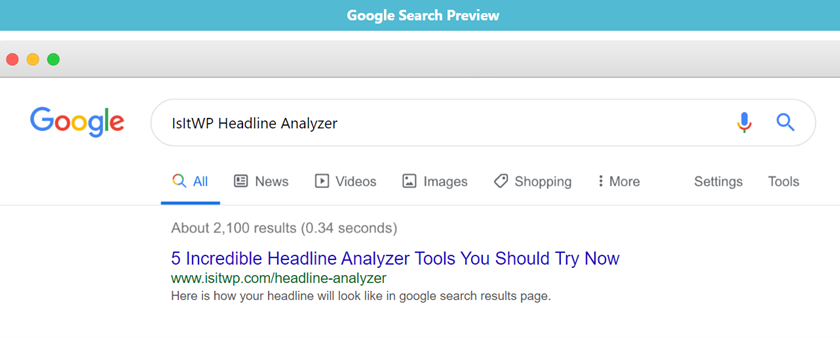 Google Search Preview Results from IsItWP-non-truncated