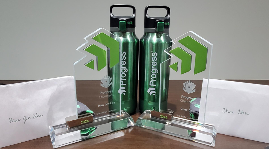 Progress Sitefinity Champion gift