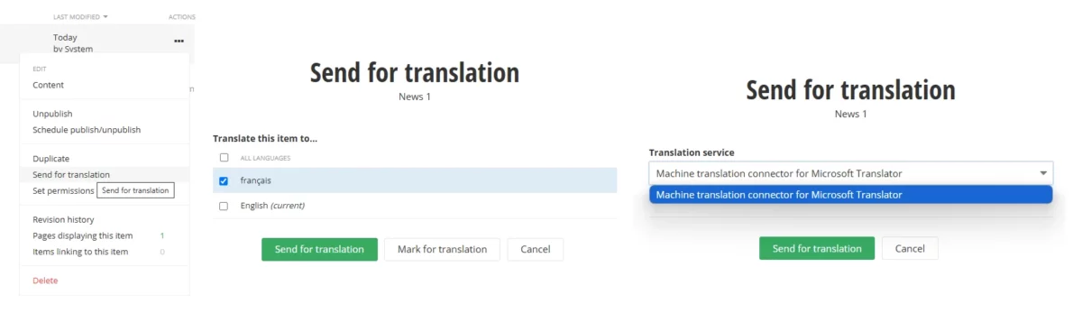 send for translate